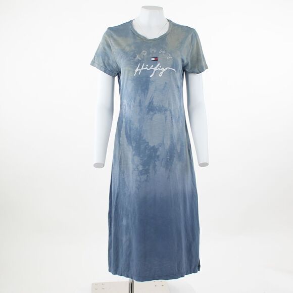 Tommy Hilfiger Tie Dye blue Dress - Picture 1 of 5